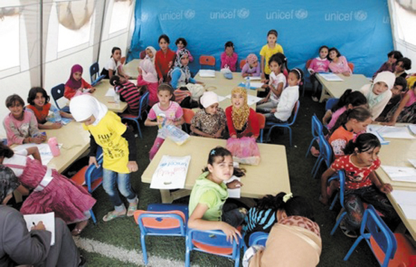 School for Syrian Refugees Opens in Jordan