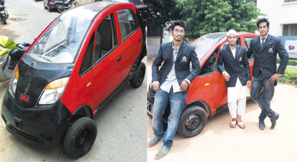 Bangalore Students Build a Car that Cares!