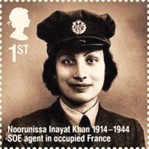 British Royal Mail   Issues stamp on Noor Inayat Khan