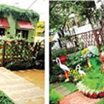 Hashmath Fathima Wins 1st Prize for Ornamental Garden