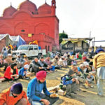 Langar Prepared and Served in  Historic Mosque Premises