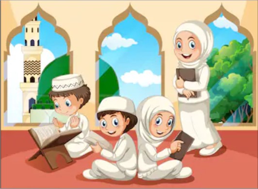 Welcome Children in The Mosque