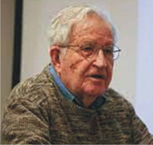People born with a predisposition to learn a language:  Prof Noam Chomsky