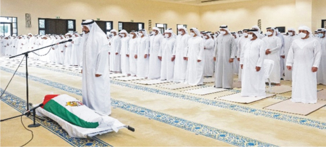 UAE leaders mourn the death  of President Sheikh Khalifa