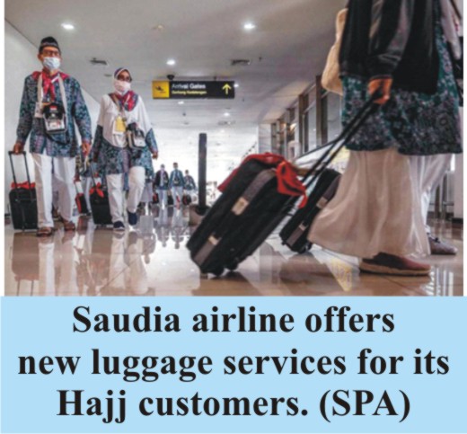 Saudia Provides  New Luggage  Transport Service  for Hajj Pilgrims