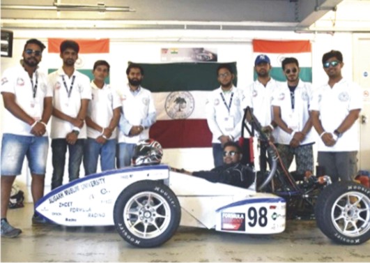 AMU Team Gets Top Ranks for Designing Formula Electric Car