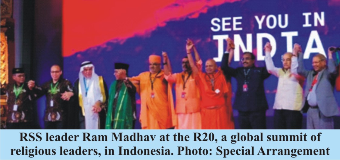 India celebrates diversity and welcomes the world’s  persecuted to its shores, says RSS leader Ram Madhav