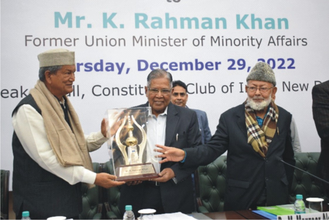 Rahman Khan receives IOS Lifetime Achievement Award