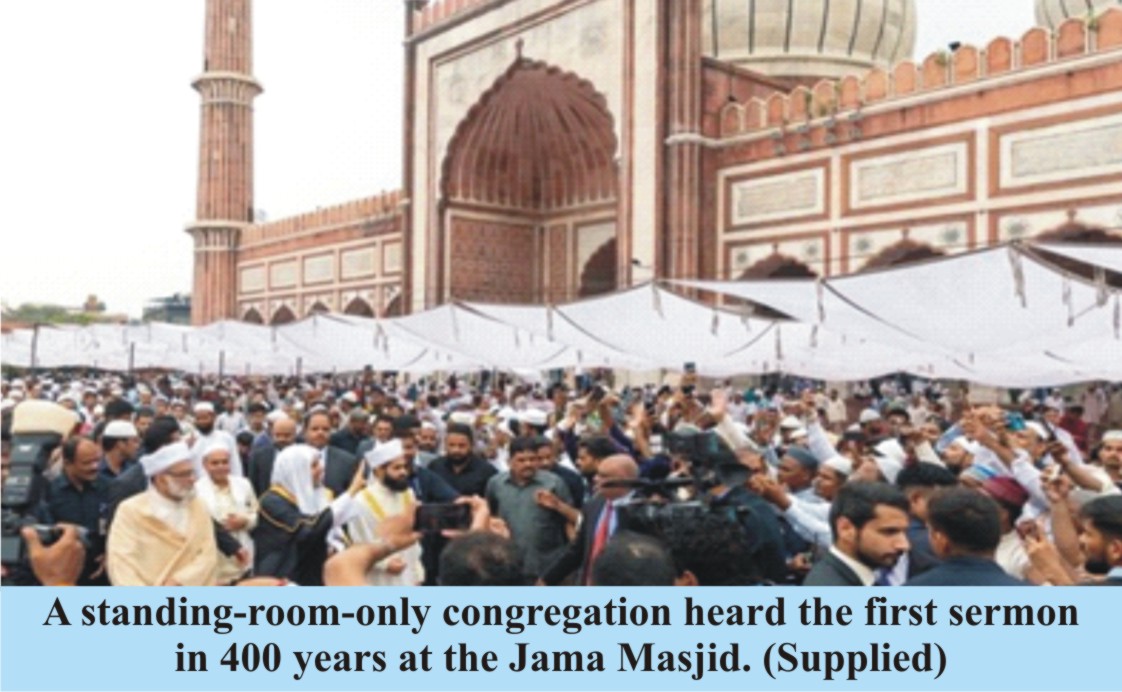 MWL Chief’s Sermon Writes a New Page in India’s Jama Masjid’s History