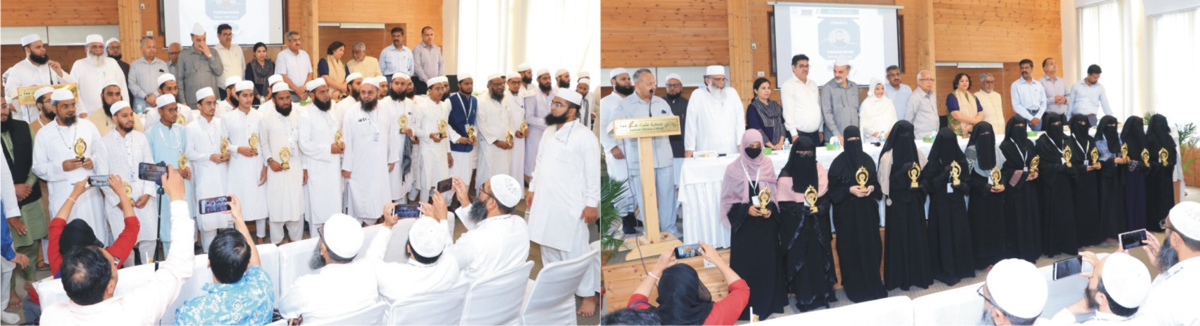 Jamiat Ulama Open School Felicitates  Matric Passed Madrassa Students