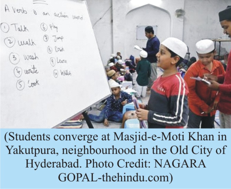 Masjids as Learning Hubs: Empowering  Local Students in Hyderabad’s Old City