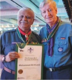 M.A. Khalid Honored  with Prestigious  Bronze Wolf Award